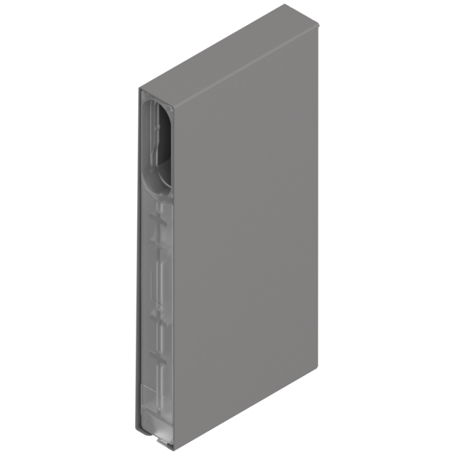 MERIVOBOX BOXCOVER E front left indium grey matt