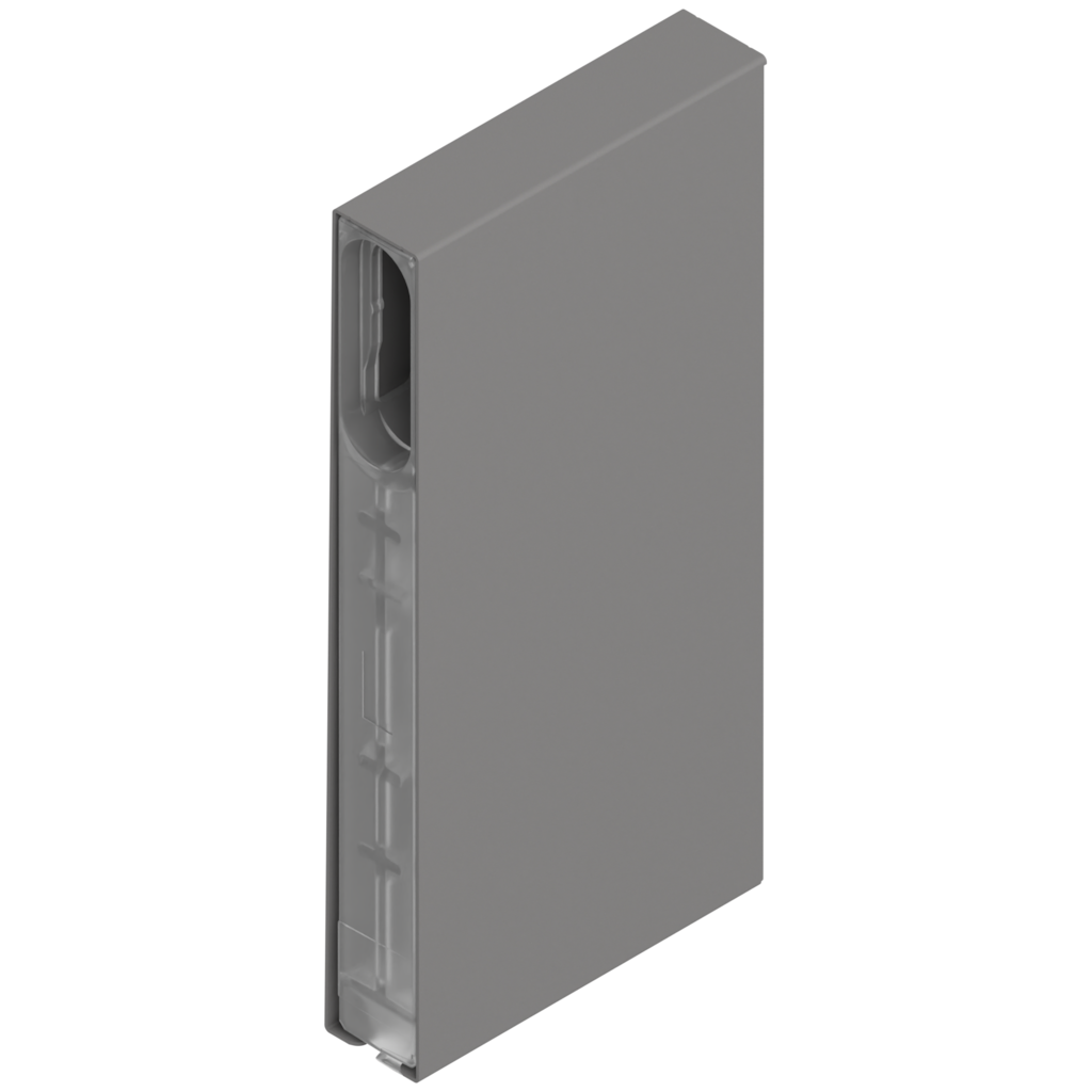 MERIVOBOX BOXCOVER E front left indium grey matt