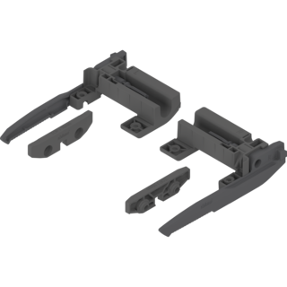 MOVENTO/TANDEM pull-out shelf lock max. panel thickness 16 mm