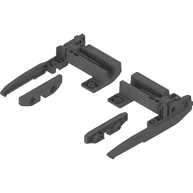 MOVENTO/TANDEM pull-out shelf lock max. panel thickness 16 mm