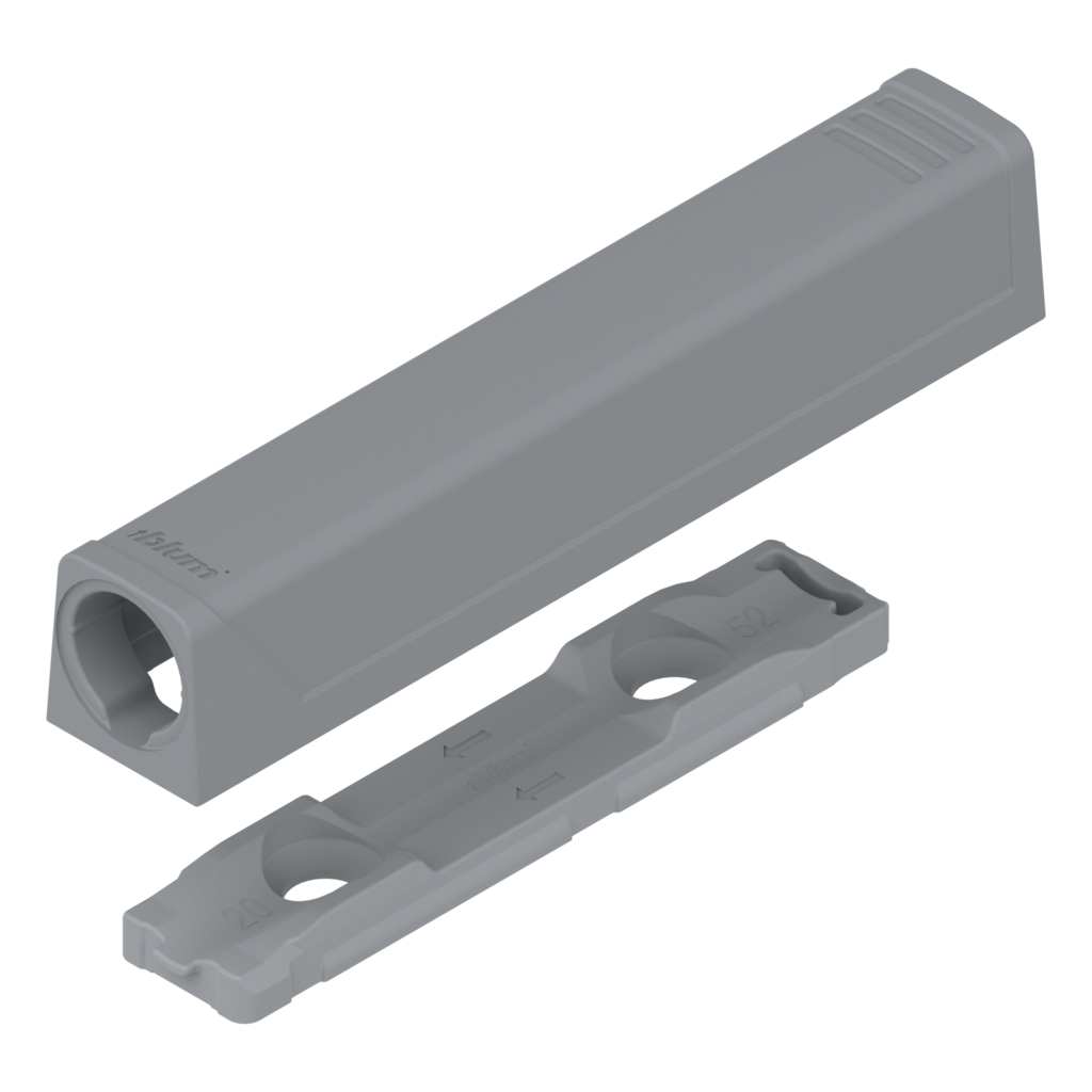 TIP-ON adapter plate, set horizontal long version