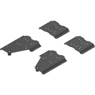 REVEGO duo pocket connector set right / Pocket design with plinth / Pocket side thickness 18-19 mm
