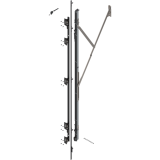 REVEGO uno hinge bracket set right Pocket height 2107-2256 mm