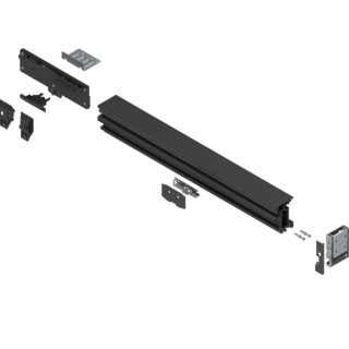 REVEGO duo assembly set for double and single door combined internal width within the application 700.0 mm