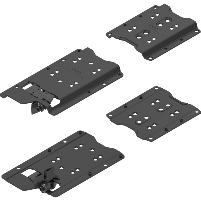 REVEGO uno pocket connector set left / Pocket design without plinth / Pocket side thickness 15-19 mm