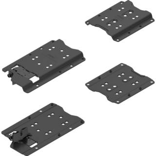 REVEGO uno pocket connector set right / Pocket design without plinth / Pocket side thickness 15-19 mm