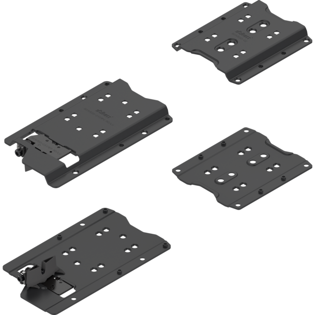 REVEGO uno pocket connector set right / Pocket design without plinth / Pocket side thickness 15-19 mm