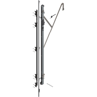 REVEGO uno hinge bracket set left Pocket height 2407-2556 mm