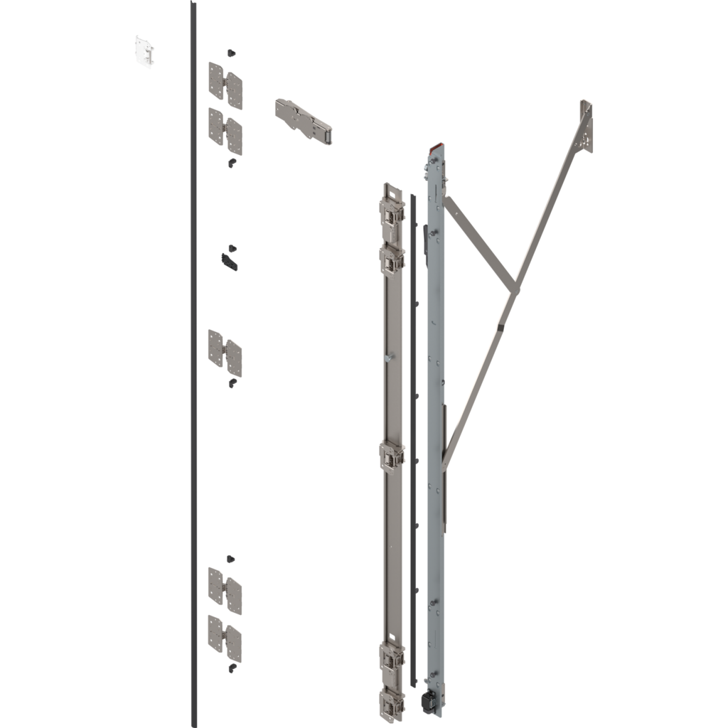 REVEGO duo hinge bracket set right Pocket height 2257-2406 mm