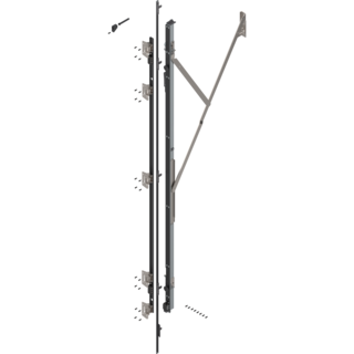 REVEGO uno hinge bracket set right Pocket height 1807-1956 mm