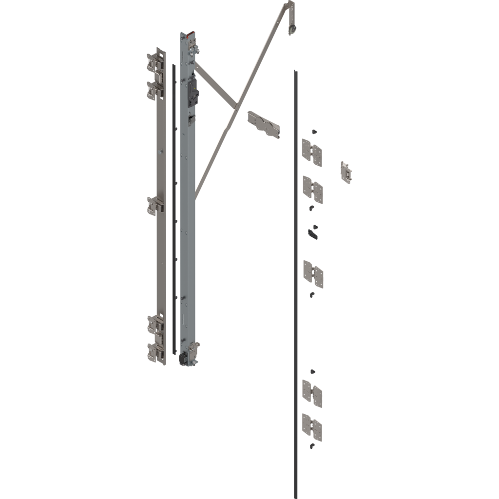 REVEGO duo hinge bracket set left Pocket height 2257-2406 mm