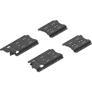 REVEGO uno pocket connector set left / Pocket design with plinth / Pocket side thickness 15-19 mm