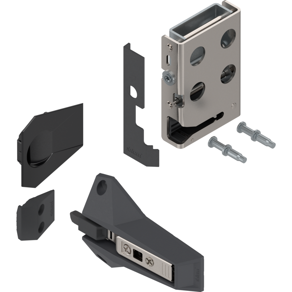 REVEGO duo assembly set for one double door