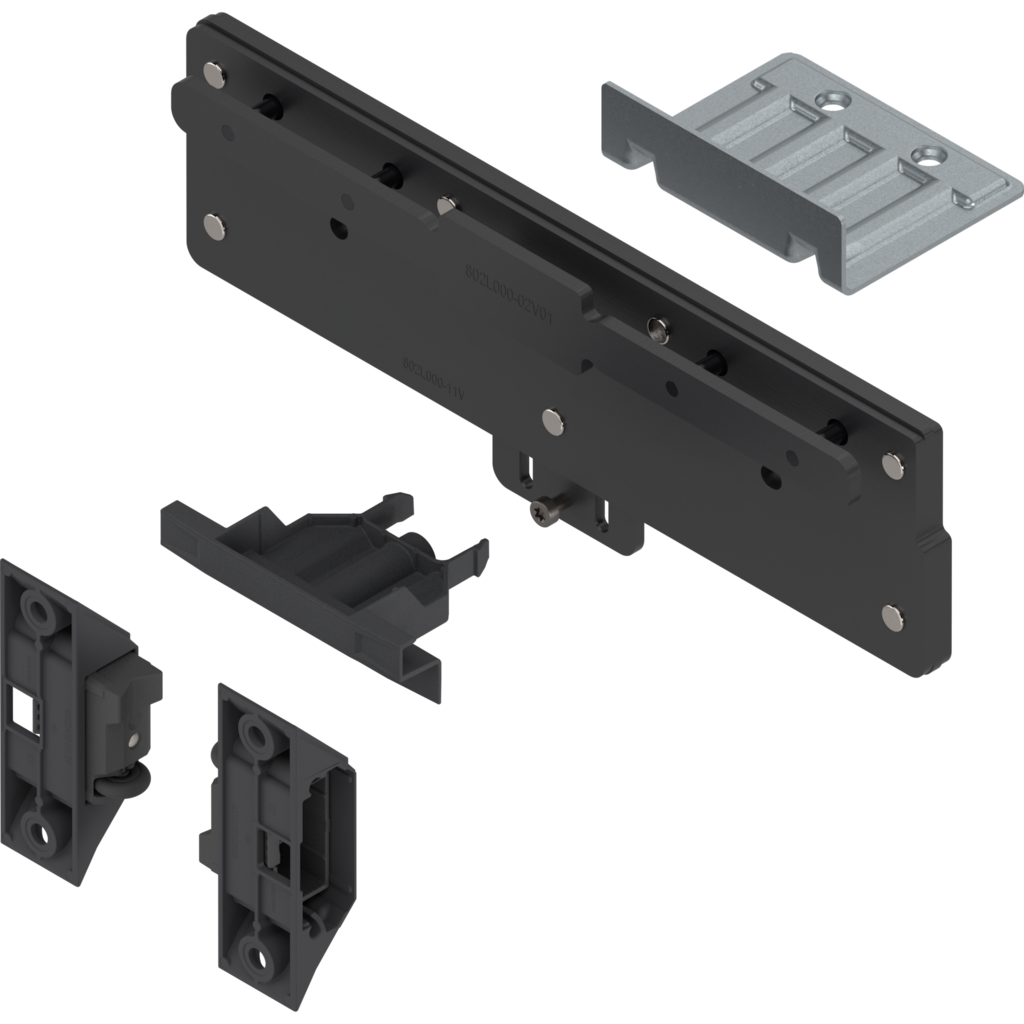 REVEGO duo assembly set for two double doors combined