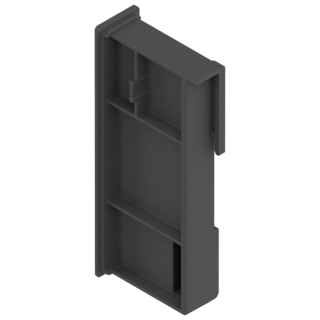 LEGRABOX gap compensation for low design element for insertion