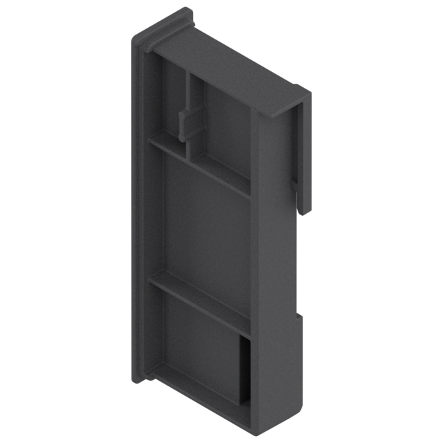 LEGRABOX gap compensation for low design element for insertion