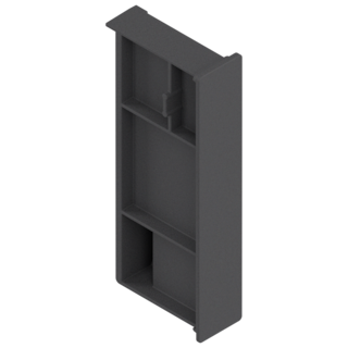 LEGRABOX gap compensation for low design element for insertion