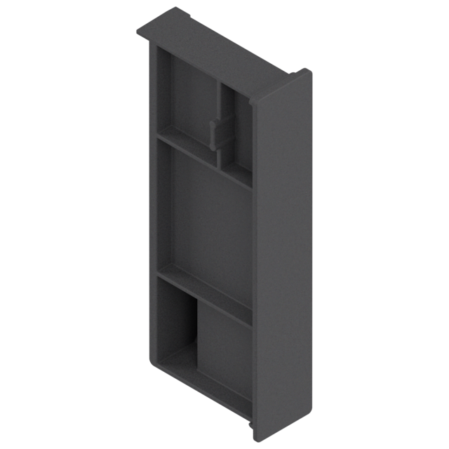 LEGRABOX gap compensation for low design element for insertion
