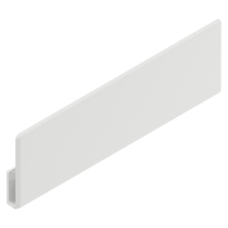 Branding element, plain , silk white matt