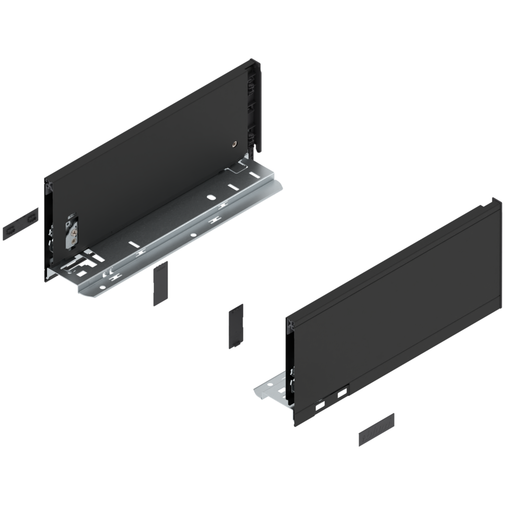 LEGRABOX pure drawer side set height K