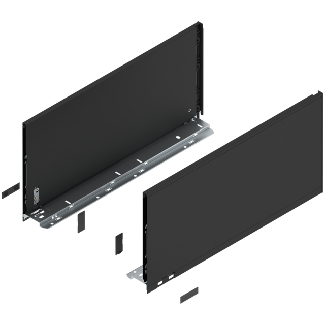LEGRABOX pure drawer side set height F