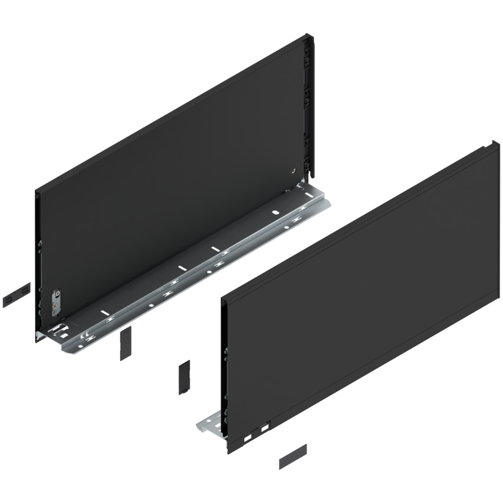 LEGRABOX pure drawer side set height F