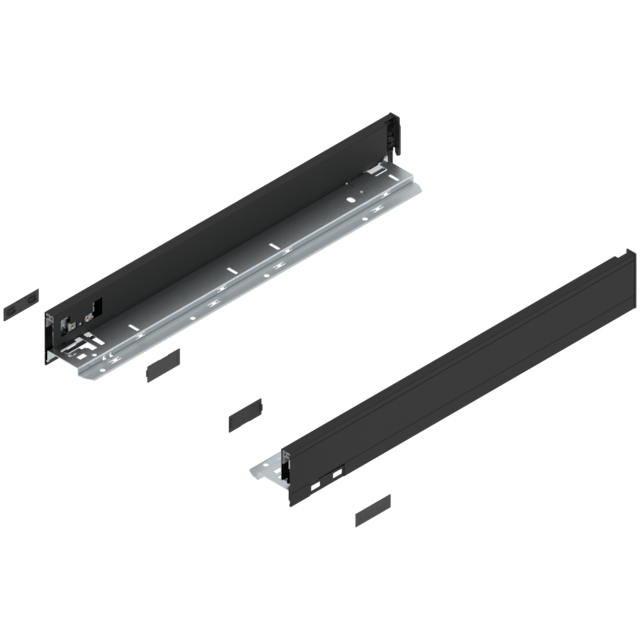 LEGRABOX pure drawer side set height N