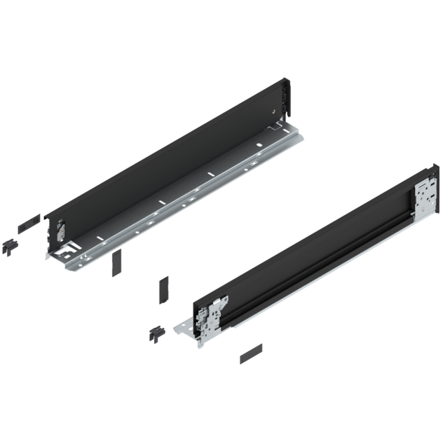 LEGRABOX pure drawer side without decorative element height M