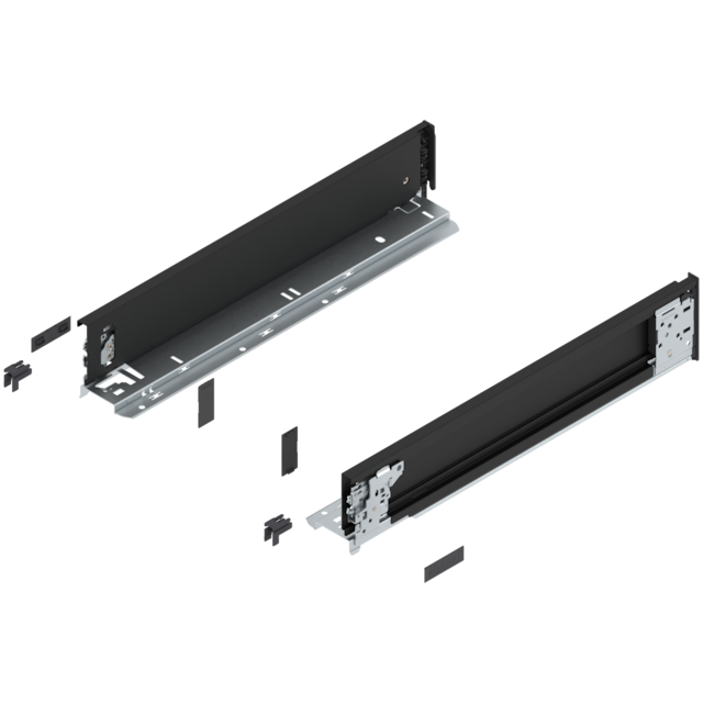 LEGRABOX pure drawer side without decorative element height M