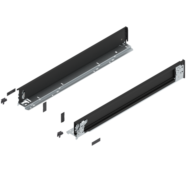 LEGRABOX pure drawer side without decorative element height M