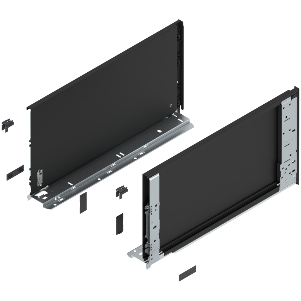 LEGRABOX pure drawer side without decorative element height F