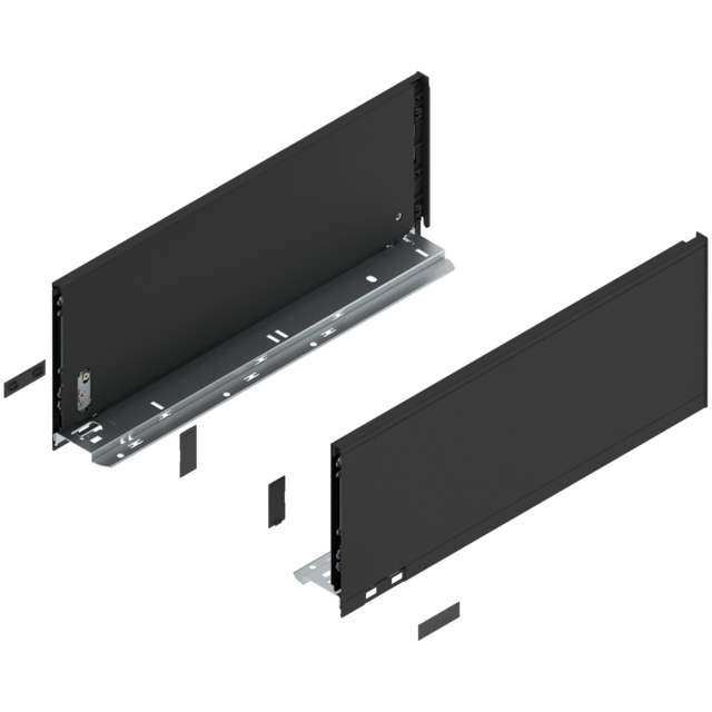 LEGRABOX pure drawer side set height C