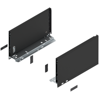 LEGRABOX pure drawer side set height C