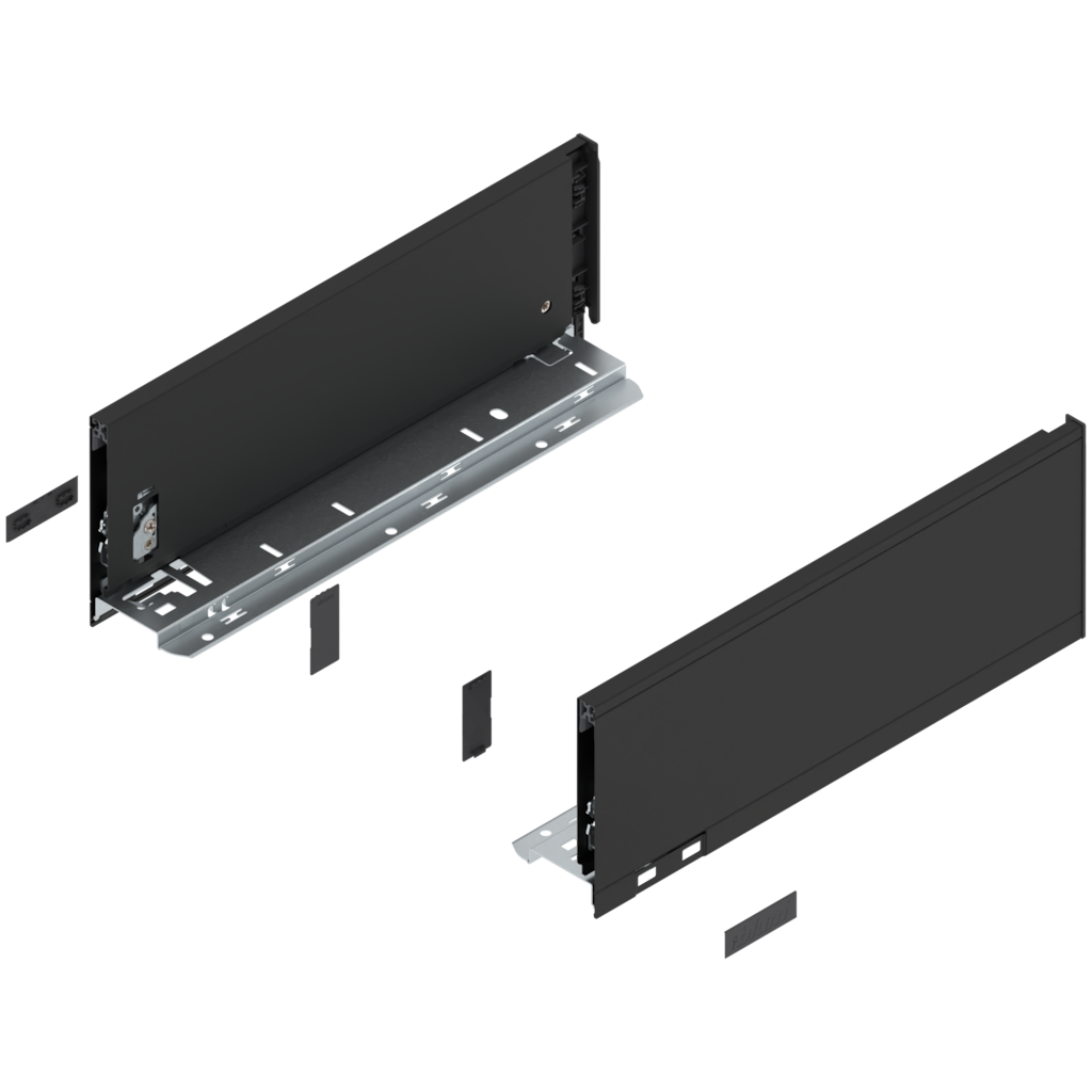 LEGRABOX pure drawer side set height K