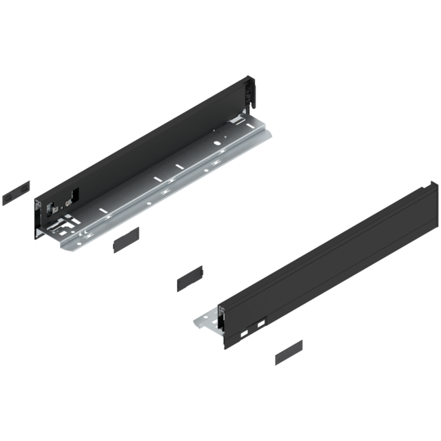 LEGRABOX pure drawer side set height N