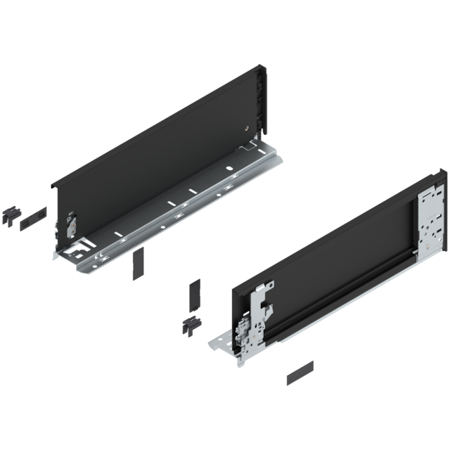 LEGRABOX pure drawer side without decorative element height K