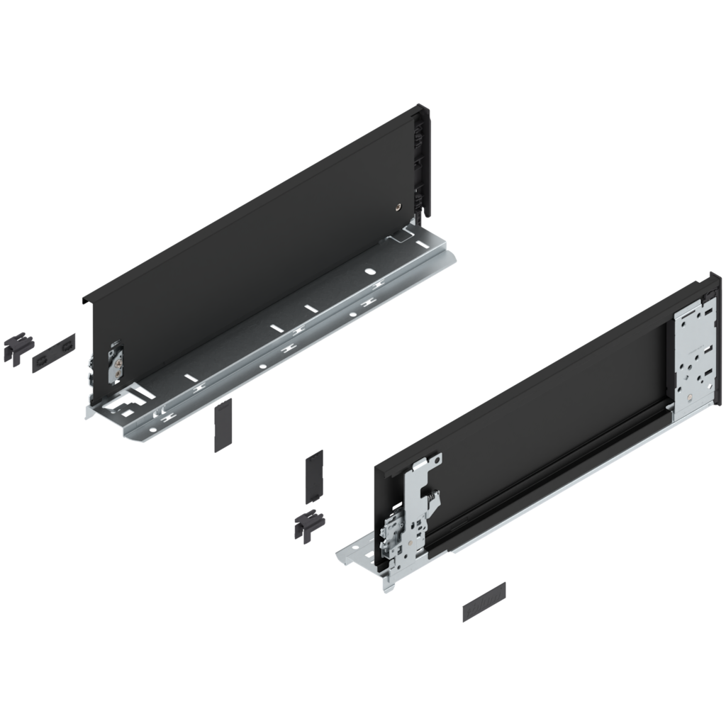 LEGRABOX pure drawer side without decorative element height K