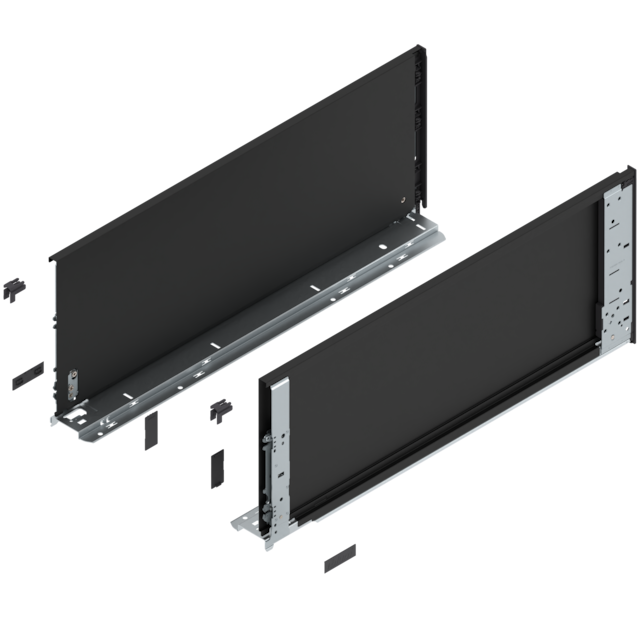 LEGRABOX pure drawer side without decorative element height F