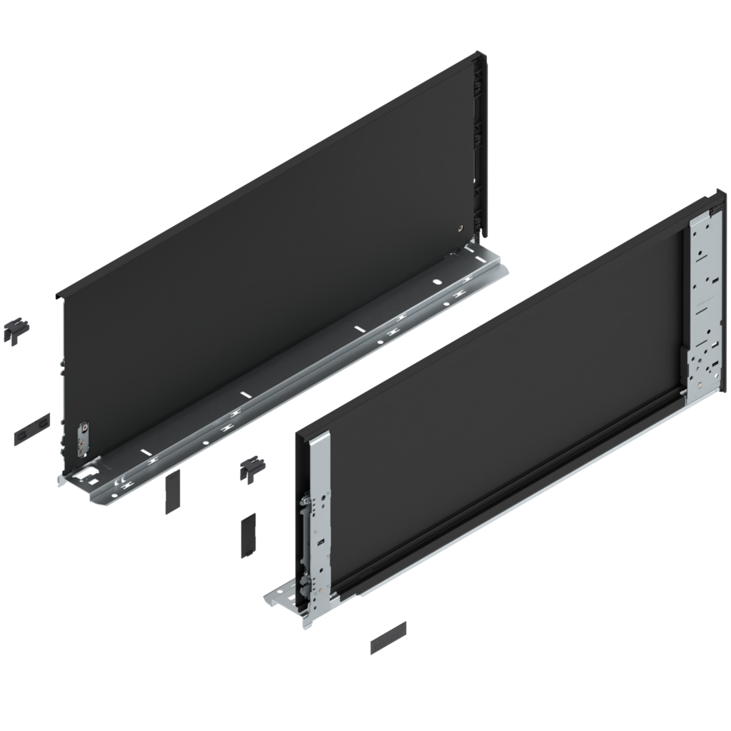 LEGRABOX pure drawer side without decorative element height F