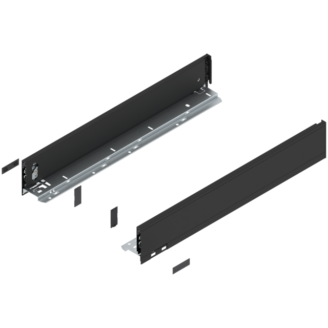 LEGRABOX pure drawer side set height M