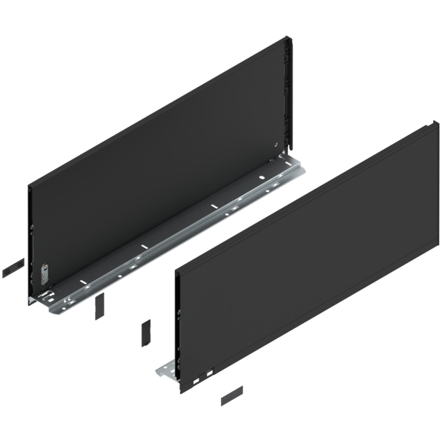 LEGRABOX pure drawer side set height F