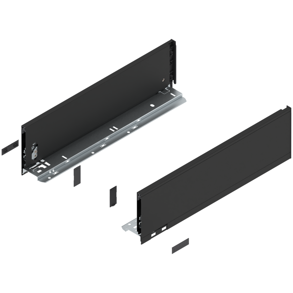 LEGRABOX pure drawer side set height K