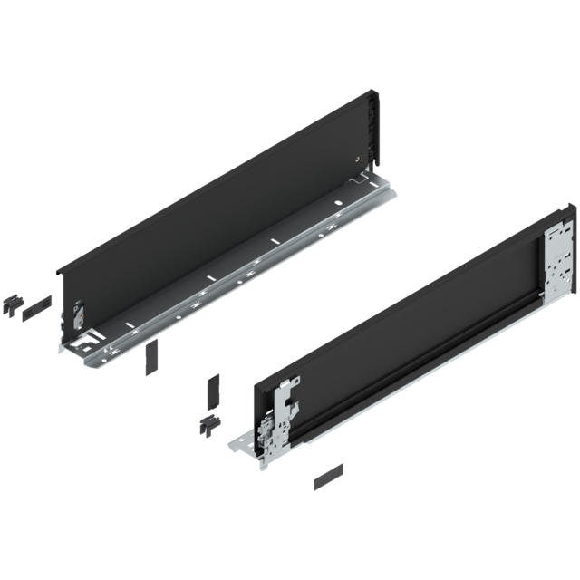 LEGRABOX pure drawer side without decorative element height K