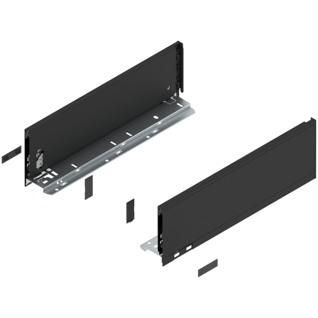 LEGRABOX pure drawer side set height K