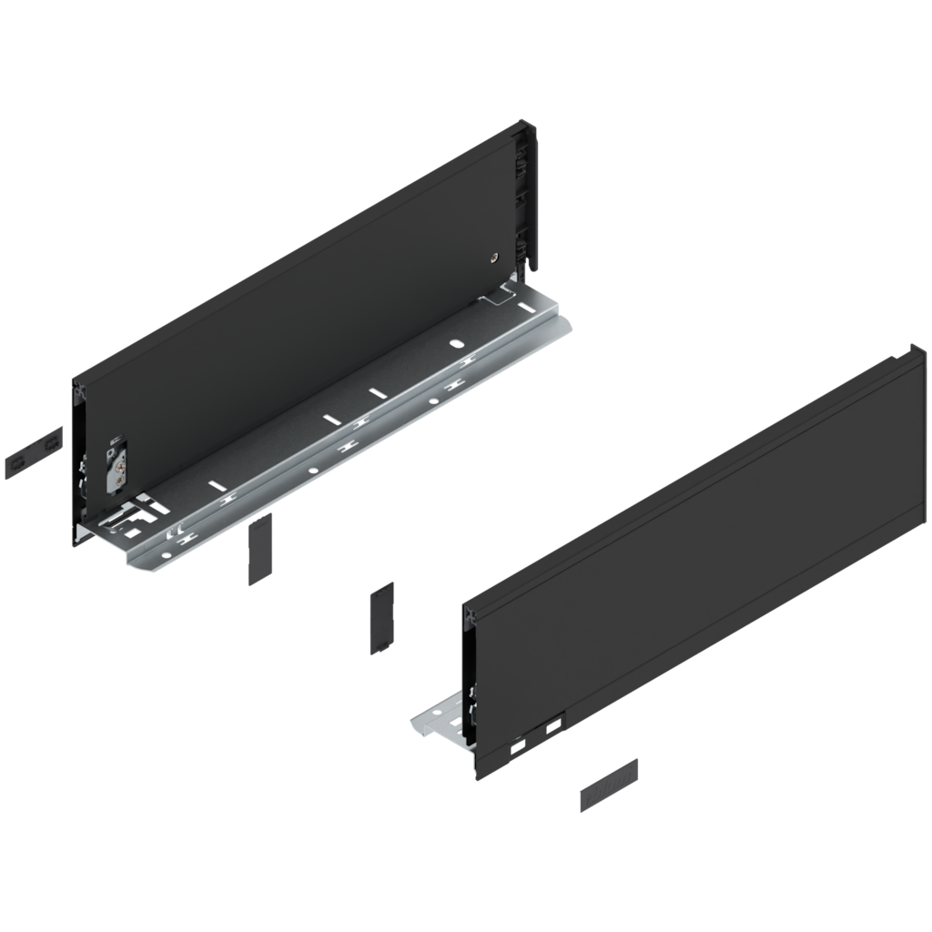 LEGRABOX pure drawer side set height K