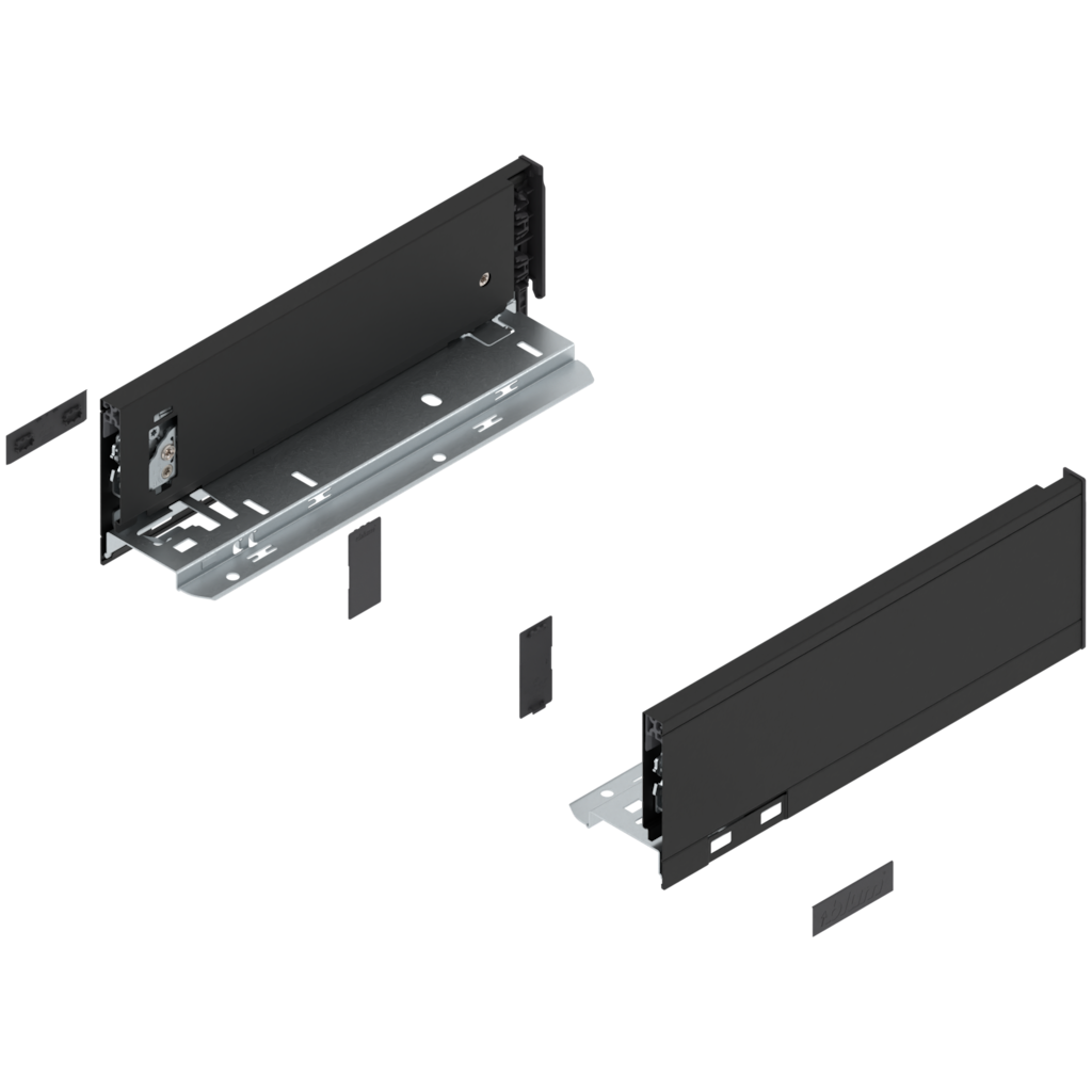 LEGRABOX pure drawer side set height M