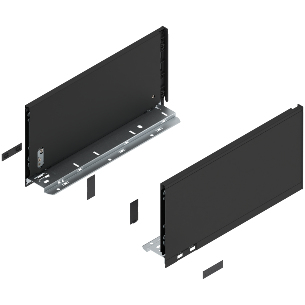LEGRABOX pure drawer side set height C