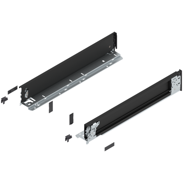 LEGRABOX pure drawer side without decorative element height M