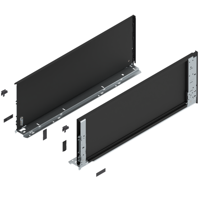 LEGRABOX pure drawer side without decorative element height F