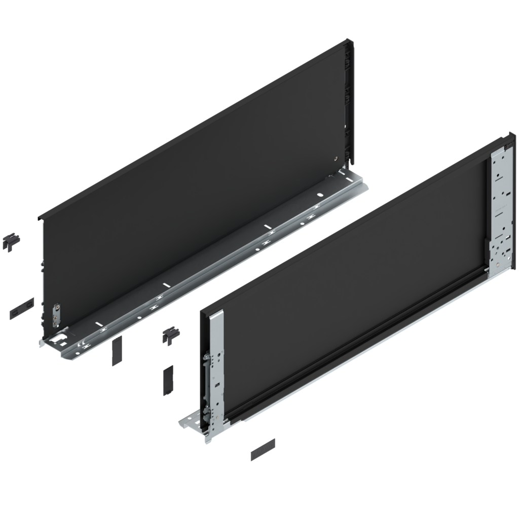LEGRABOX pure drawer side without decorative element height F